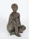 Arne Durban, Sittende kvinneakt, Bronse