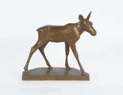 Skule Waksvik, Elgkalv, Bronse