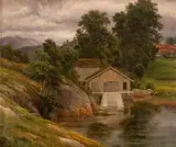 Thomas Fearnley, Fra Veøya, 1836, Olje på lerret