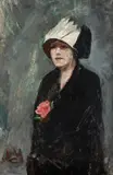 Christian Krohg, Kvinne med hatt