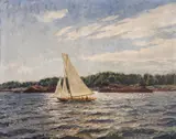 Thorolf Holmboe, Seilbåt i frisk bris
