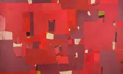 Roar Wold, Komposisjon, 1964, Olje på lerret