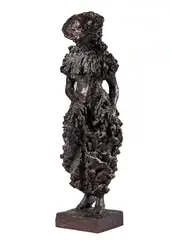 Nina Sundbye, Kvinne med hatt, 2009, Bronse