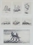 Jakten på lykken by Theodor Kittelsen, Tusj på papir, sold Jun 2022