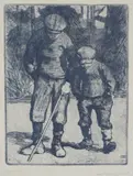 Erik Werenskiold, Far og sønn