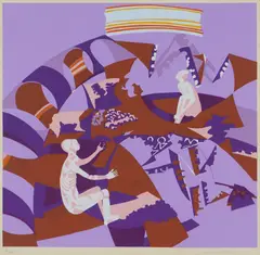 Arne Ekeland, Figurkomposisjon, Serigrafi