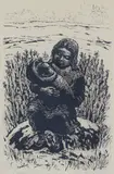 Kaare Espolin Johnson, Samemor, Finnmark, Serigrafi, håndkolorert