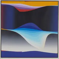 Gunnar S. Gundersen, Komposisjon, 1981, Serigrafi