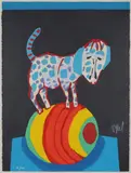 Komposisjon by Karel Appel, Litografi, sold Jun 2022