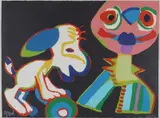 Komposisjon by Karel Appel, Litografi, sold Jun 2022
