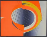 Gunnar S. Gundersen, Komposisjon, 1970, Serigrafi