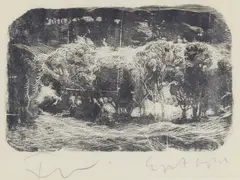 Frans Widerberg, Trær, Radering