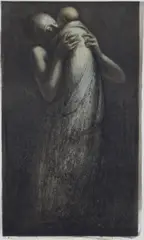 Odd Nerdrum, Mor og barn, Litografi