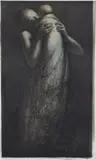 Odd Nerdrum, Mor og barn, Litografi