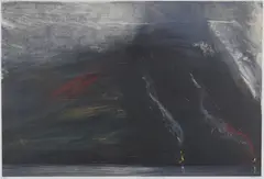 Ørnulf Opdahl, Bål langs fjorden, Litografi