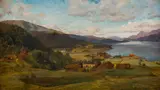 Anders Askevold, Fra Dale i Sunnfjord, 1866, Olje på plate