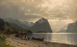 Adelsteen Normann, Folkeliv ved fjordbredd