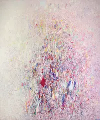 Jakob Weidemann, The tree and the light, 1968, Olje på lerret