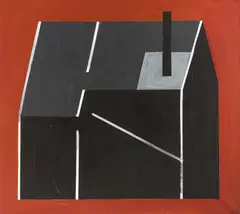 Hanne Borchgrevink, Jensebu 2, 2011, Akryl på lerret