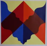Per Kleiva, Stigende og fallende, 1970, Serigrafi