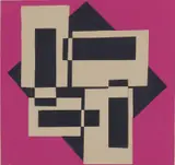 Odd Tandberg, Komposisjon, 1954, Serigrafi