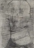 Ludvig Eikaas, Selvportrett, Radering