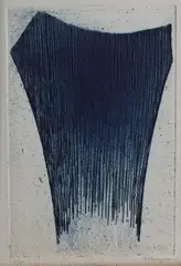 Anna-Eva Bergman, Hefte/plakat for maleriutstilling i Paris, 1958, Radering