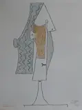 Kvinnehode by Pablo Picasso, 1957, Litografi, sold Nov 2021