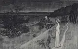 Harald Sohlberg, Stillheten II, 1931, Radering
