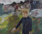 Henrik Sørensen, Ola Slettom, 1935, Olje på lerret