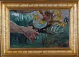 Per Krohg, Saksen, 1921, Olje på plate