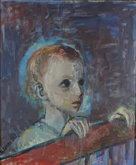 Joronn Sitje, Barneportrett, Olje på plate