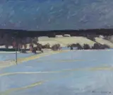Erling Enger, Vårløsning, 1964, Olje på lerret