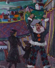 Erik Harry Johannessen, Klovnen, 1947, Olje på lerret