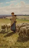 Christian Skredsvig, Oktobermorgen ved Grez
