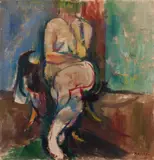 Ludvig Karsten, Akt, 1913, Olje på lerret