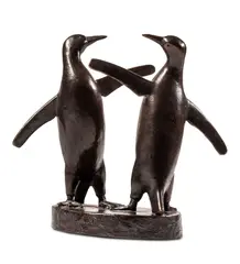 Skule Waksvik, To pingviner, Bronse