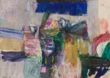 Jakob Weidemann, Komposisjon, 1964, Olje på lerret