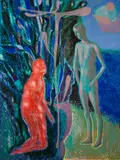 Sverre Koren Bjertnæs, Revir II, Olje på lerret