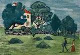 Nikolai Astrup, Hjem fra arbeid