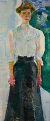 Ludvig Karsten, Dagmar Karsten, 1906, Olje på lerret