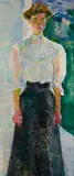Ludvig Karsten, Dagmar Karsten, 1906, Olje på lerret