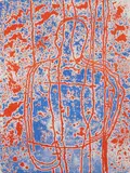 Ludvig Eikaas, Mannsfigur, Litografi