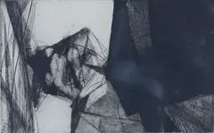 Inger Sitter, Sten og Vann (Granitt), 1955, Radering