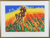 Frans Widerberg, Vellyst, hva er det du vil ha av oss, 1988, Fargelitografi