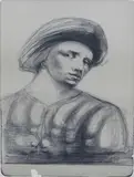 Bjørn Ransve, Mannshode, 1972, Litografi