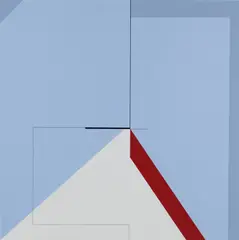 Tamás Konok, Komposisjon, 1993, Serigrafi