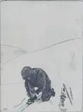 Erik Werenskiold, Gutt setter på seg skiene