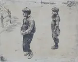 Erik Werenskiold, To gutter