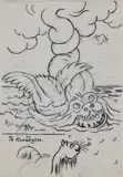 Theodor Kittelsen, To havuhyrer